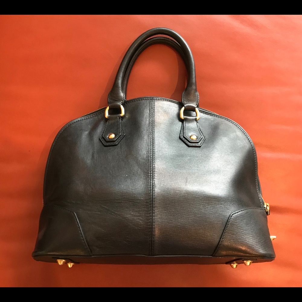 Pure Collection Black Genuine Leather Purse